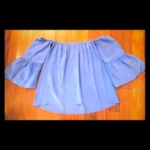 Lilly Pulitzer Sanilla Silk Off Shoulder Top